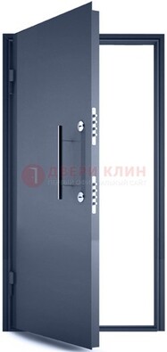 Черная металлическая бронированная дверь ДБ-1 в Балашихе