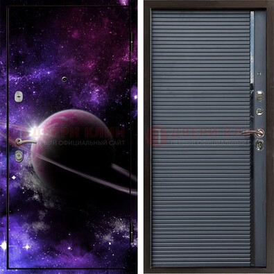 Металлическая дверь с фотопечатью Сатурна ДФ-20 в Балашихе