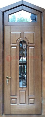Железная дверь Винорит с фрамугой для частного дома ДФГ-34 в Балашихе