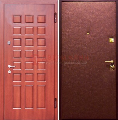 Входная дверь с МДФ и винилискожей ДМ-178 для офиса в Балашихе