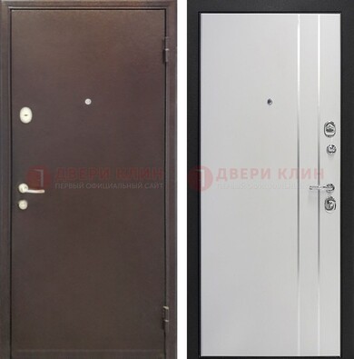 Входная дверь с порошковым покрытием с МДФ с молдингами ДП-232 в Балашихе
