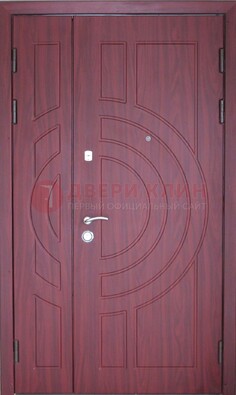 Тамбурная красная железная дверь с виноритом ДВТ-3 в Балашихе