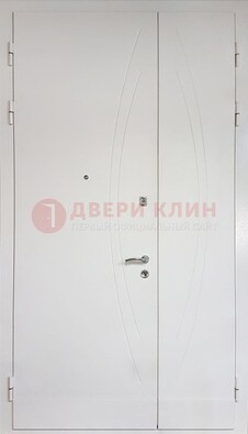 Современная полуторная стальная дверь с МДФ панелью ПЛ-25 в Балашихе
